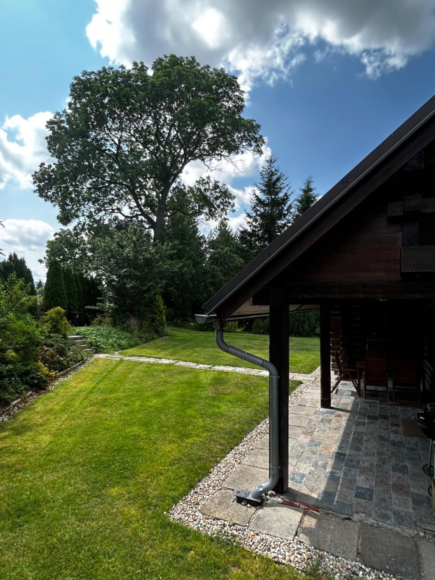 Log Cabin In Czech-Saxon Switzerland Sluknov Exterior photo
